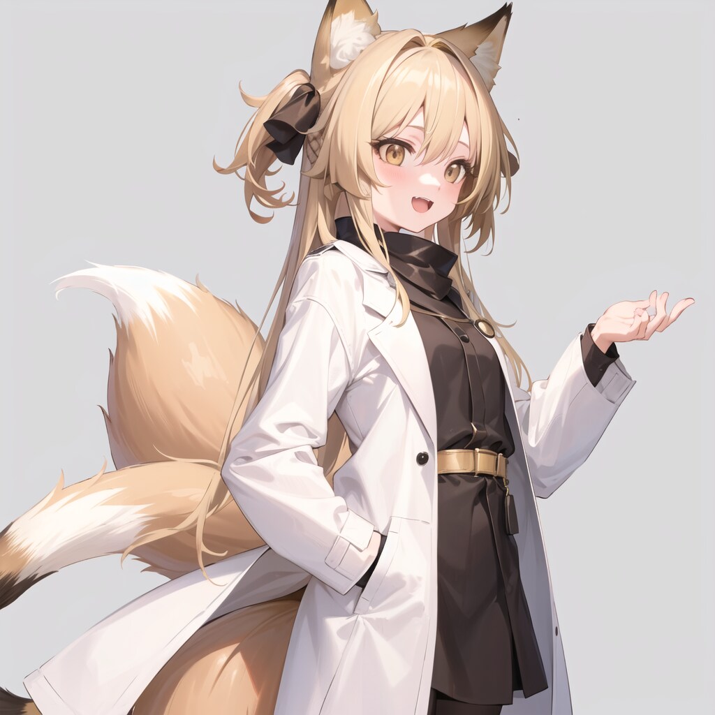 狐っ娘に白衣を
