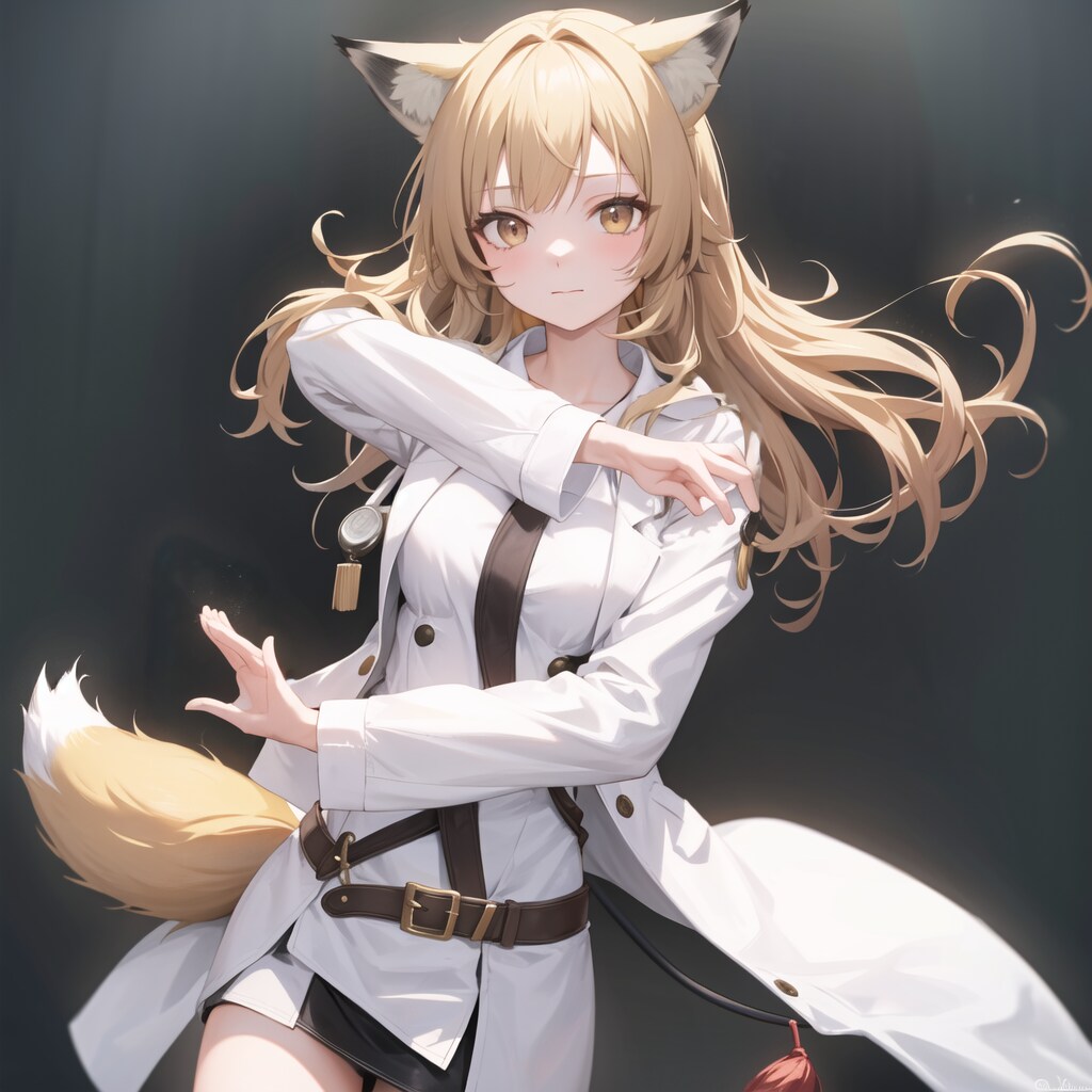 狐っ娘に白衣を