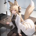 狐っ娘に白衣を 3枚目