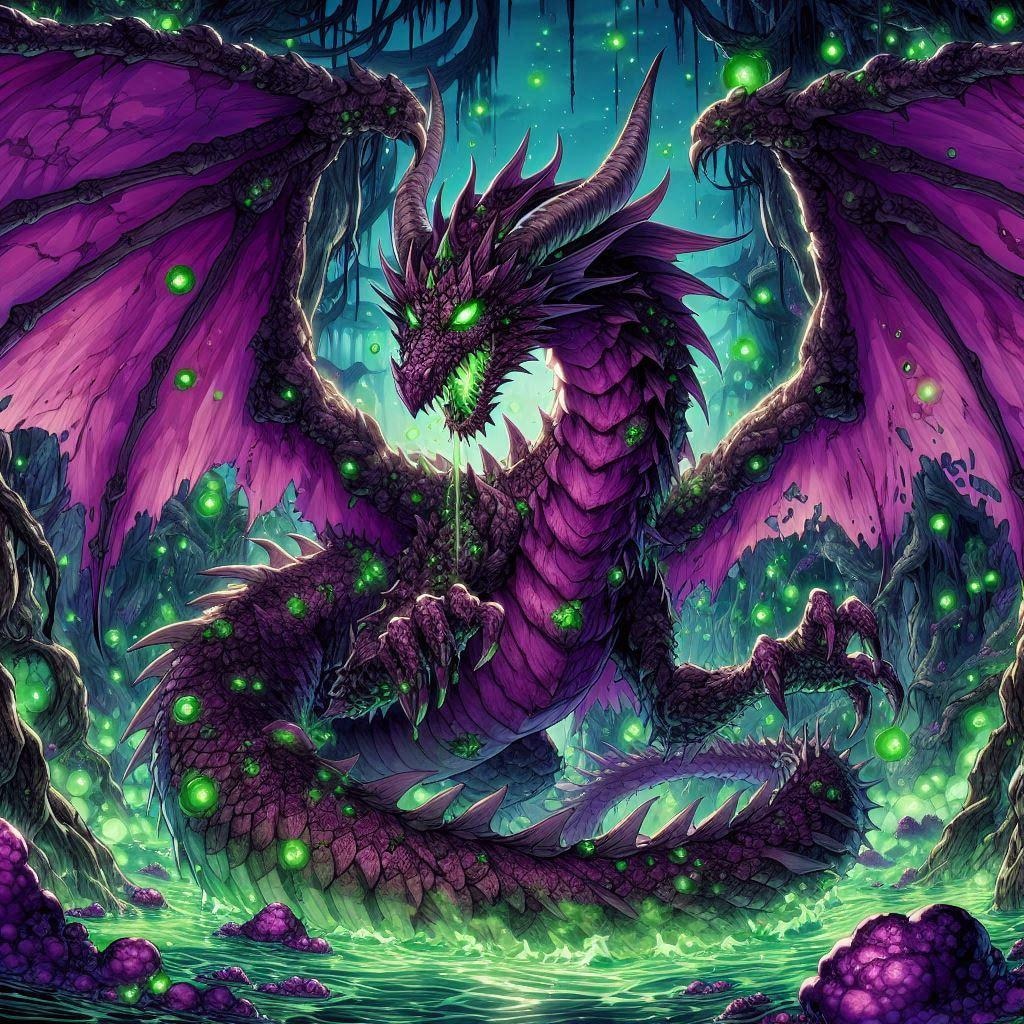 毒沼のドラゴン