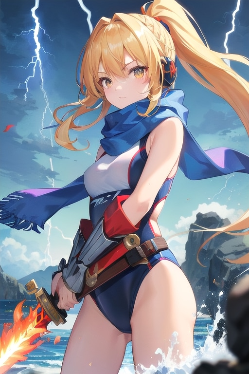 雷鳴轟く修行の末 | の人気AIイラスト・グラビア