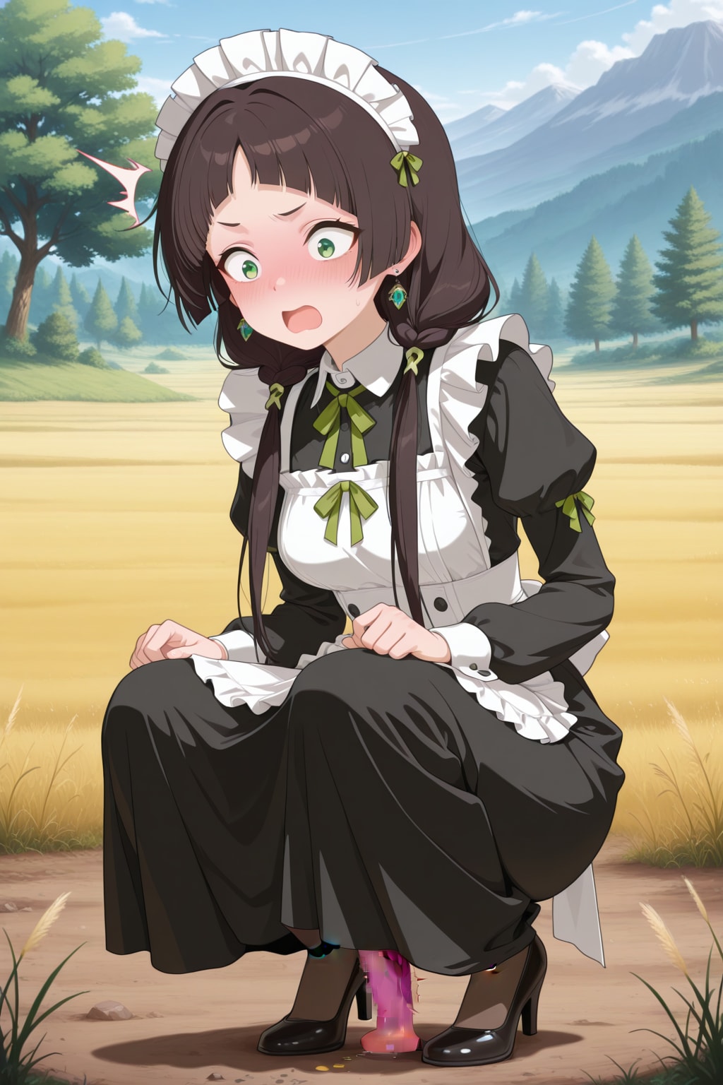 メイドでつくしがニョキッ！(DUPA)