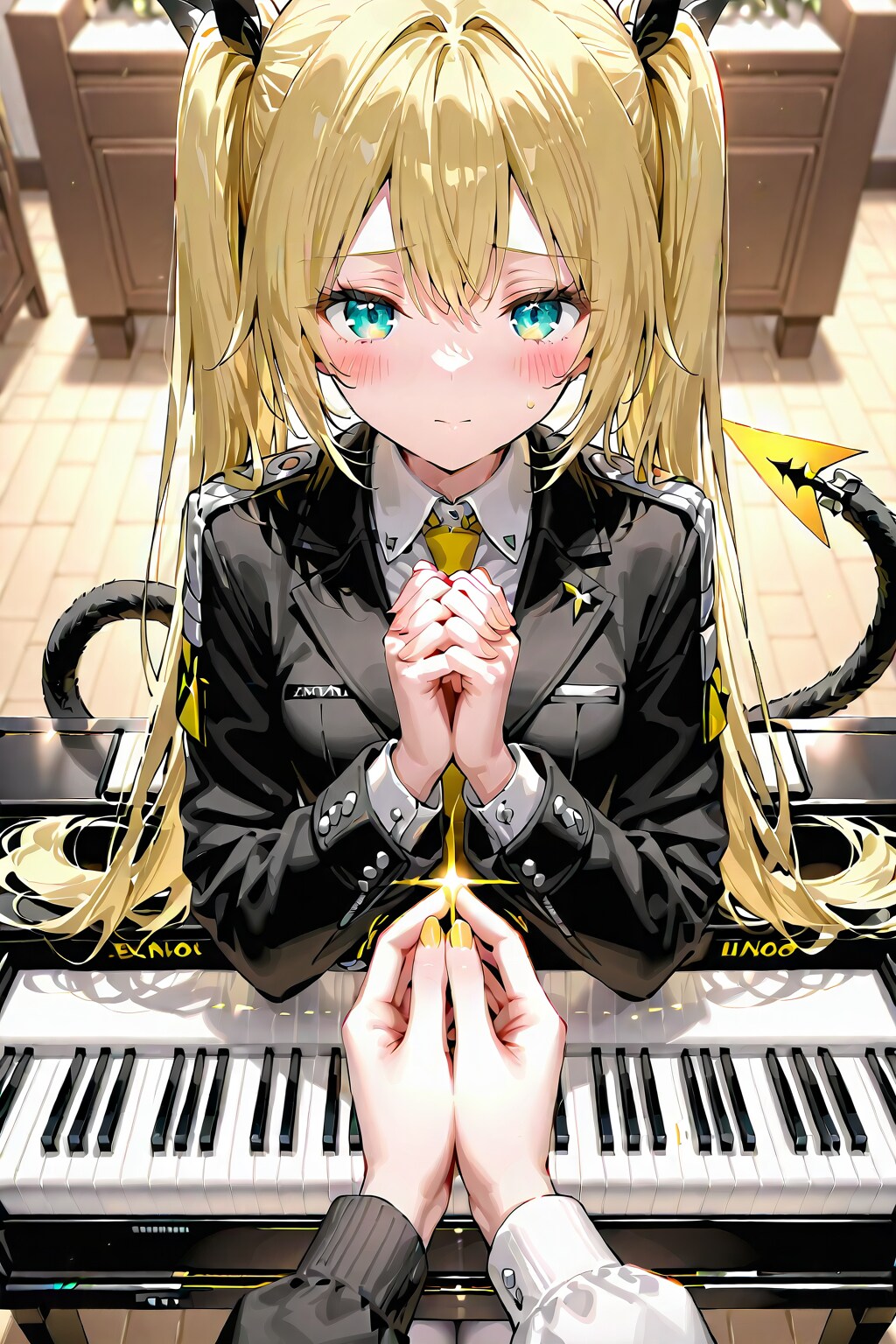 電子ピアノ弾くよー