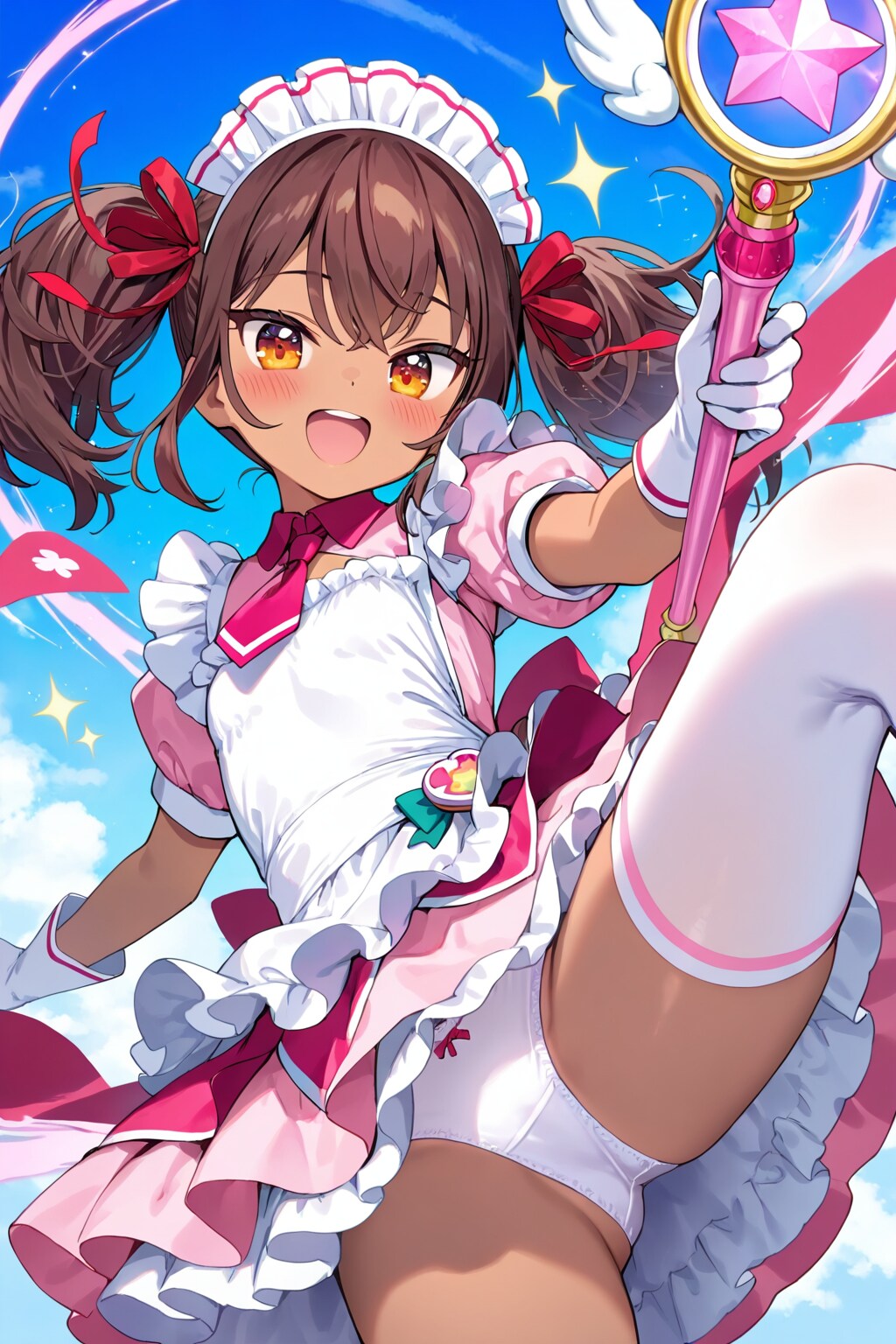 魔法メイド少女ざくろのパンチラ♡