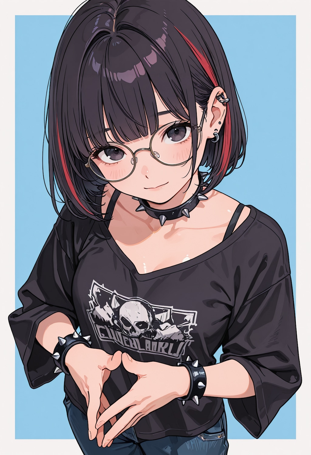 夏コーデ内気ボブちゃん。