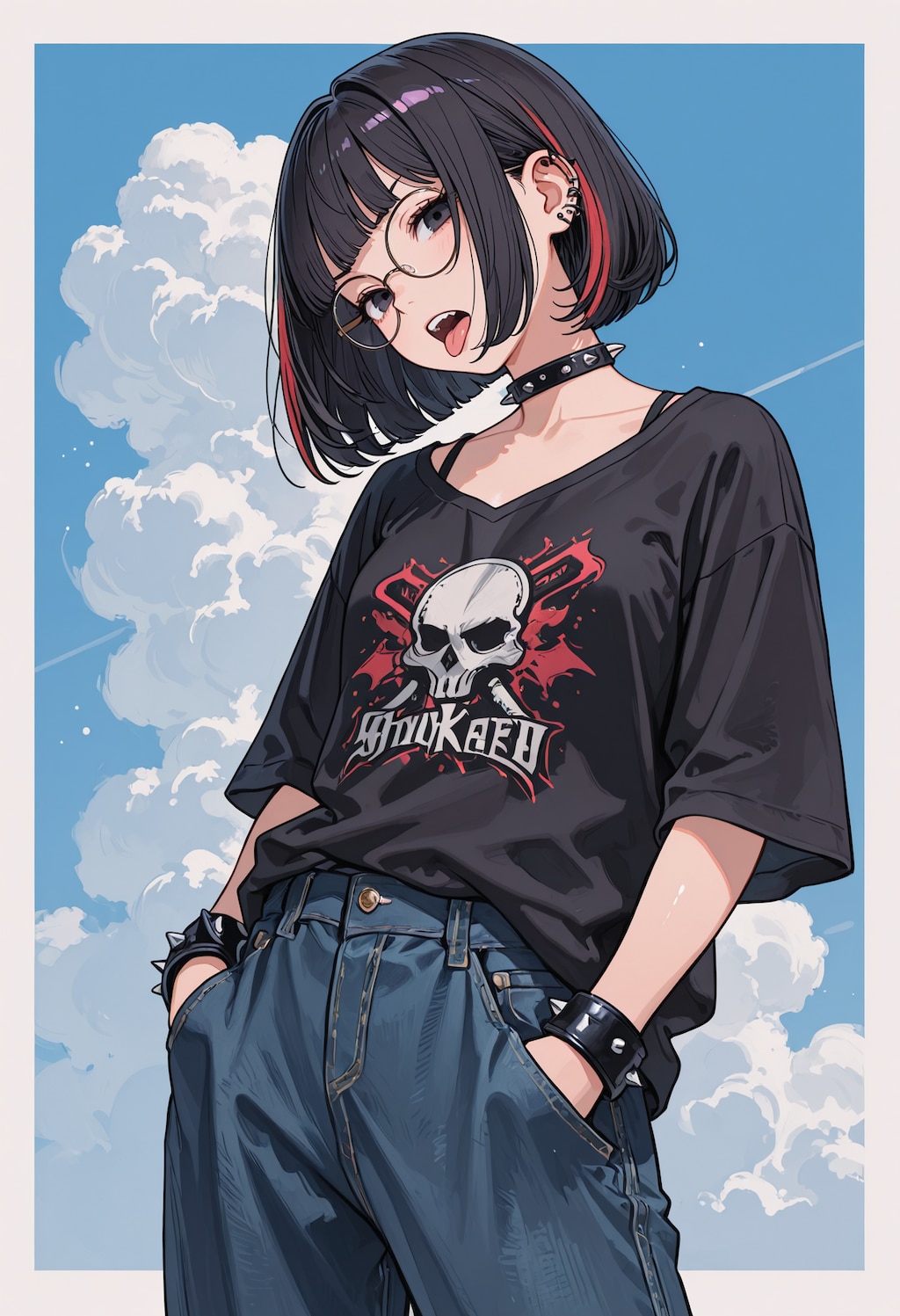 夏コーデ内気ボブちゃん。