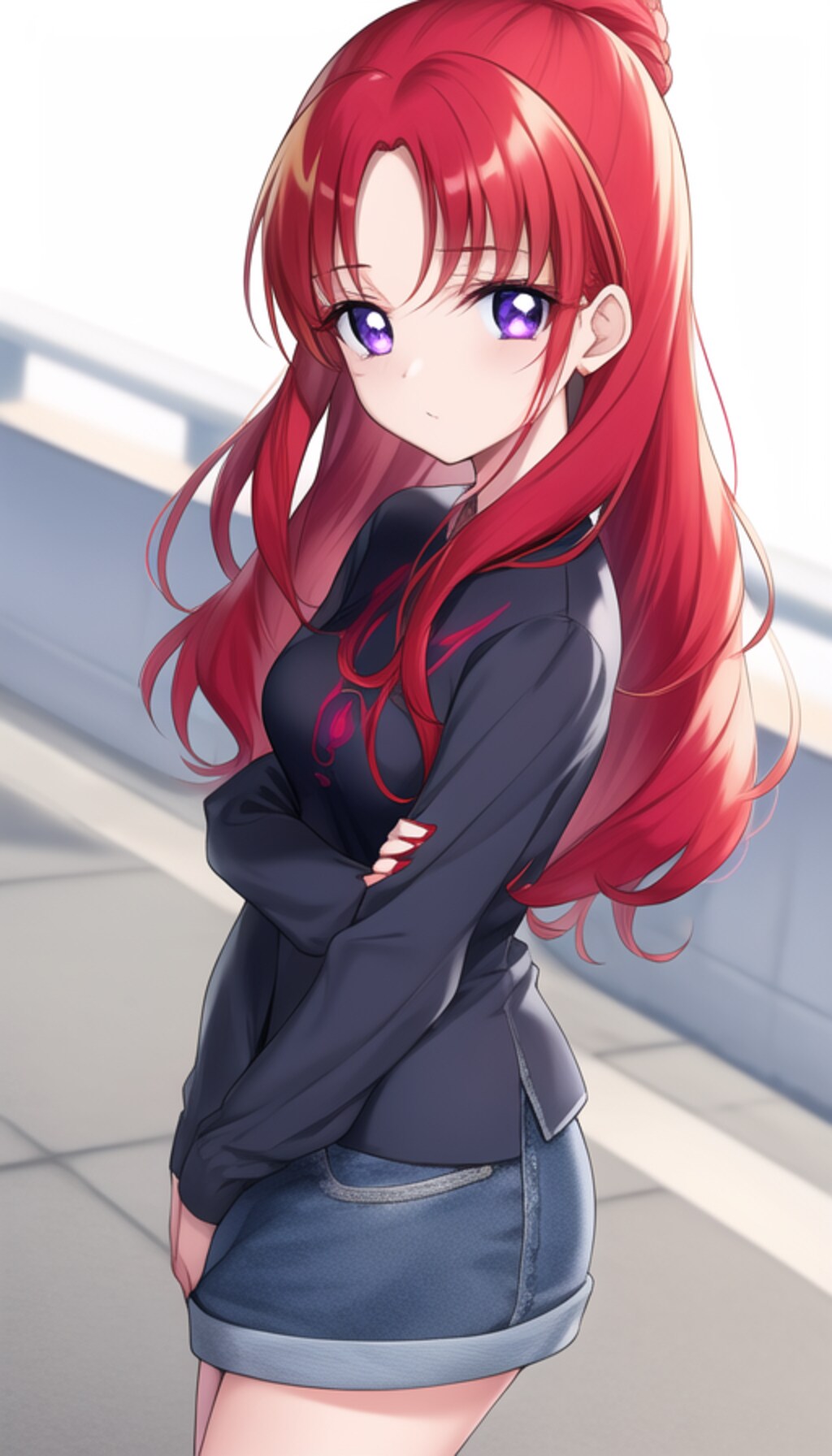 赤髪の女の子