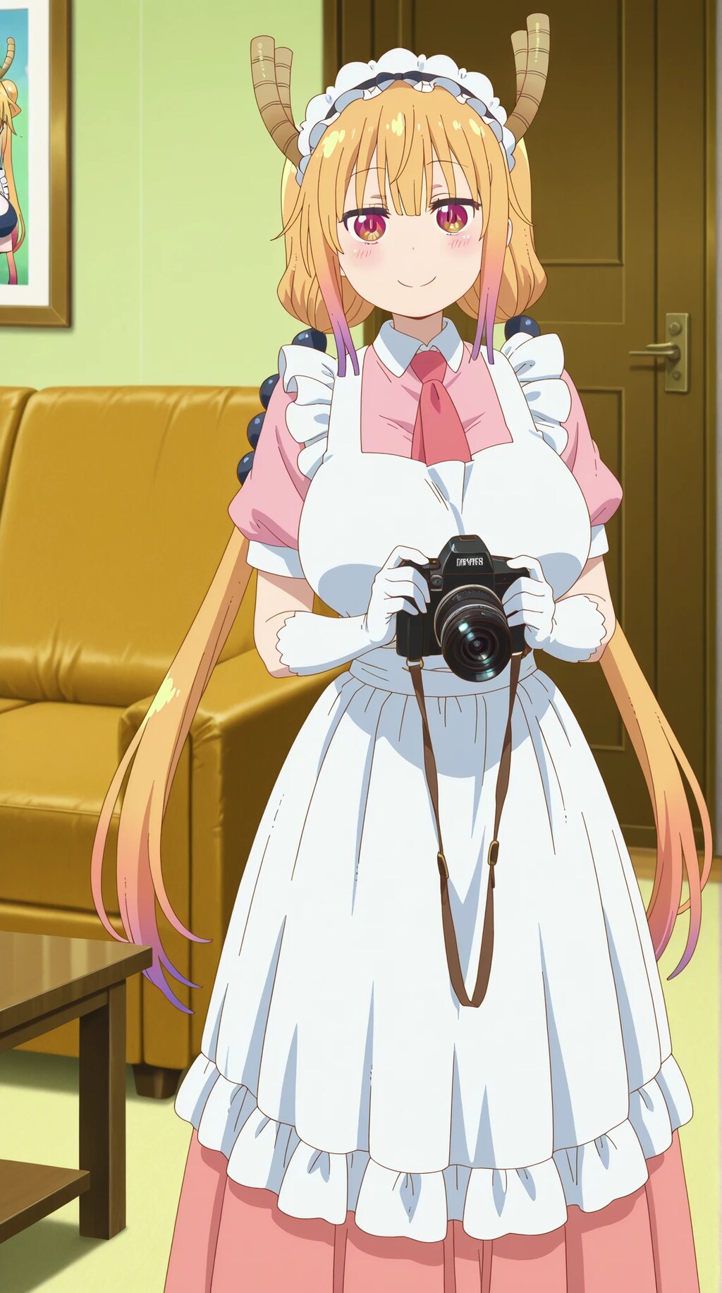 小林さんちのメイドラゴン　トール　🐲  カメラ！