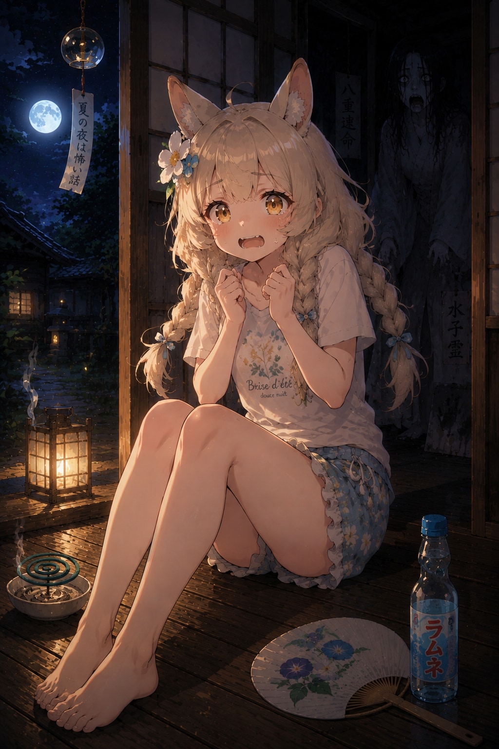 アルパカちゃんと夏の怪談