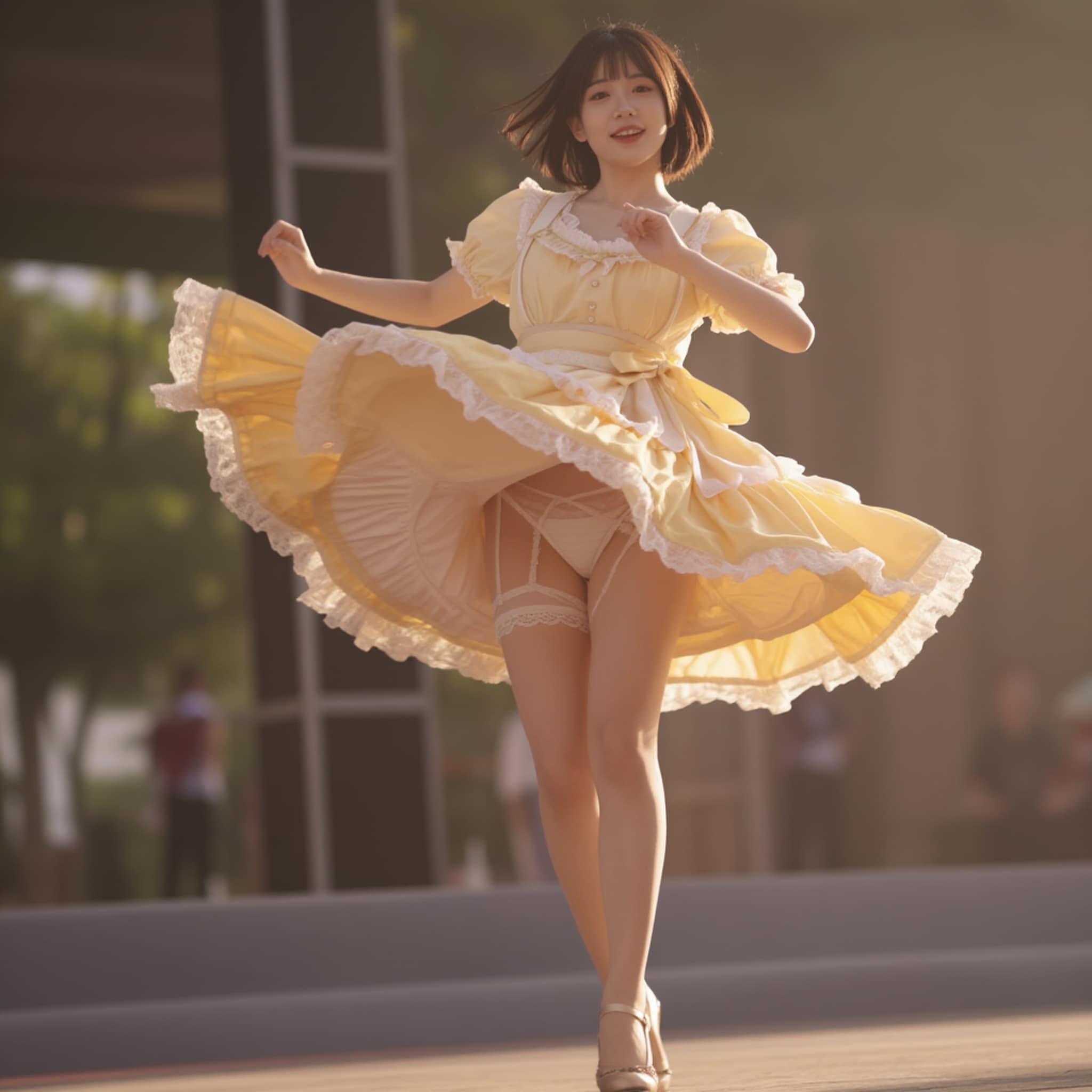 パンチラがコンセプトのアイドル