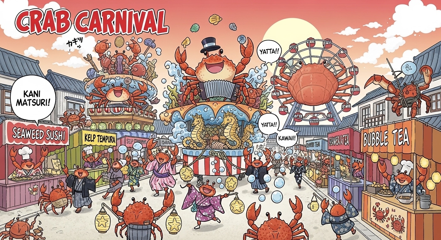 かにのカーニバル | の人気AIイラスト・グラビア