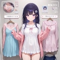 着替えを悩んで 4枚目