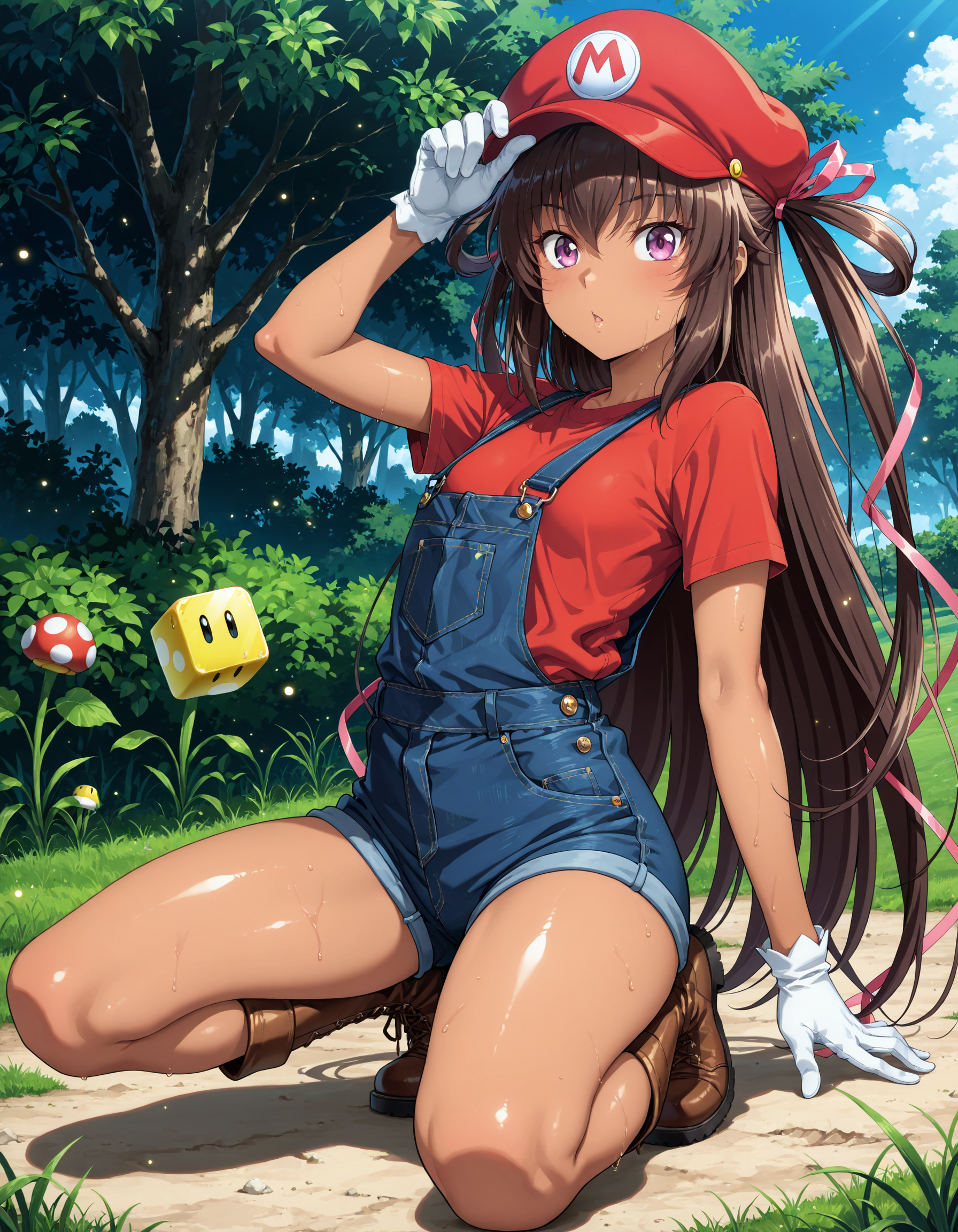 飛んだり跳ねたりしなきゃいけない世界に迷い込んだようです(ヽ''ω`)✨