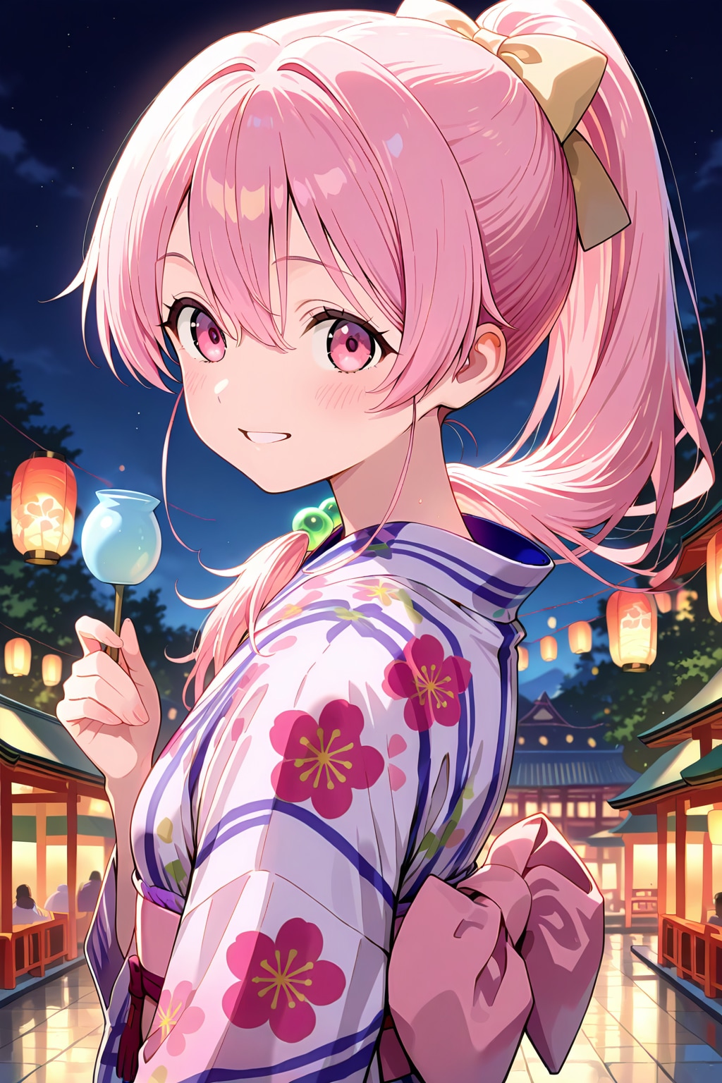 七夕祭りの帰りに