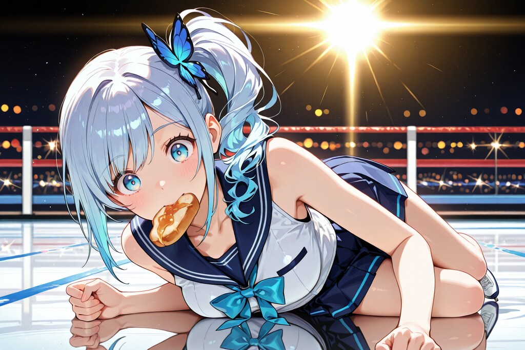スリーブレス魔法剣士さん③