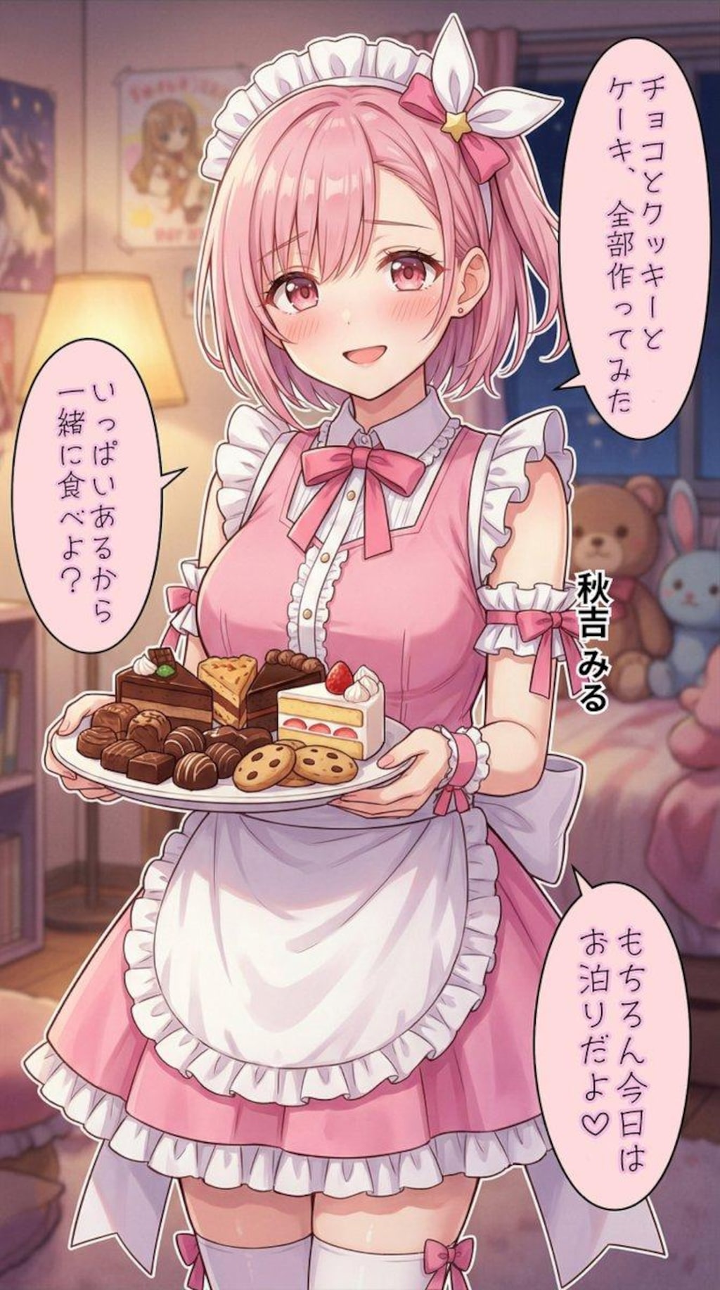 バレンタインデー当日のアイドル
