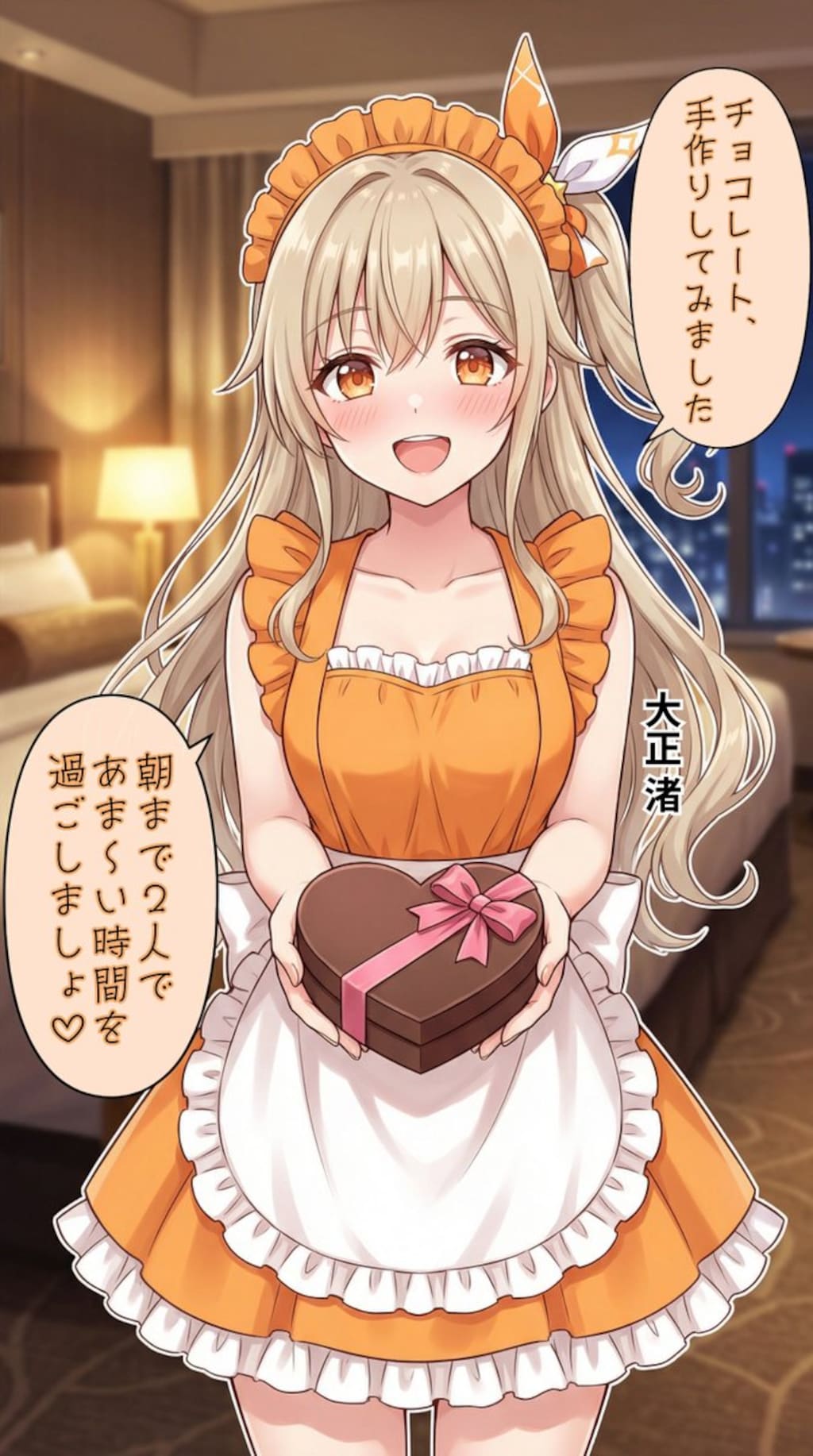 バレンタインデー当日のアイドル