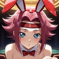 【紅月カレン】バーニーガールで投げキッス 5枚目
