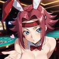 【紅月カレン】バーニーガールで投げキッス 6枚目