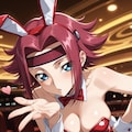 【紅月カレン】バーニーガールで投げキッス 4枚目