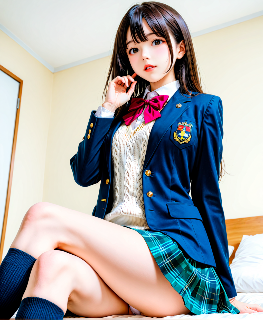 JK脚組みパンツ
