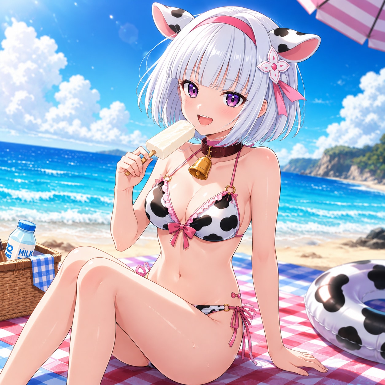 牛柄ビキニ