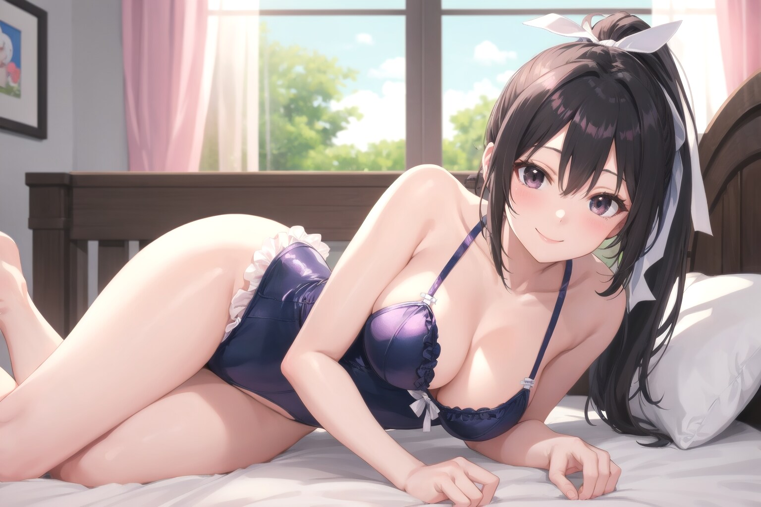 若奥様のレオタード風ランジェリー