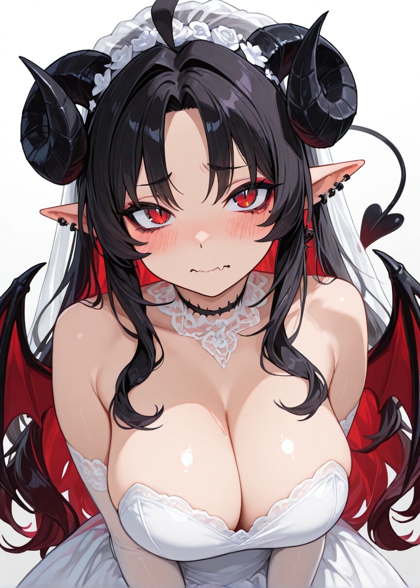 私に純白ドレスは似合わないぞ⋯ リリィ