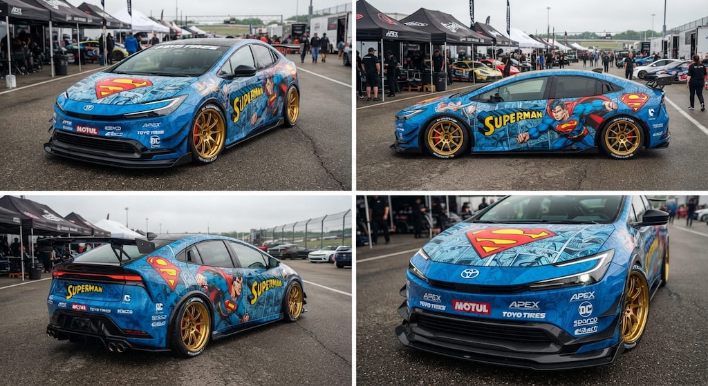 スーパーマンカラープリウス
