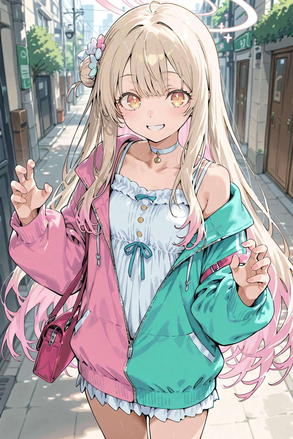 そのまんまな春色コーデ | の人気AIイラスト・グラビア