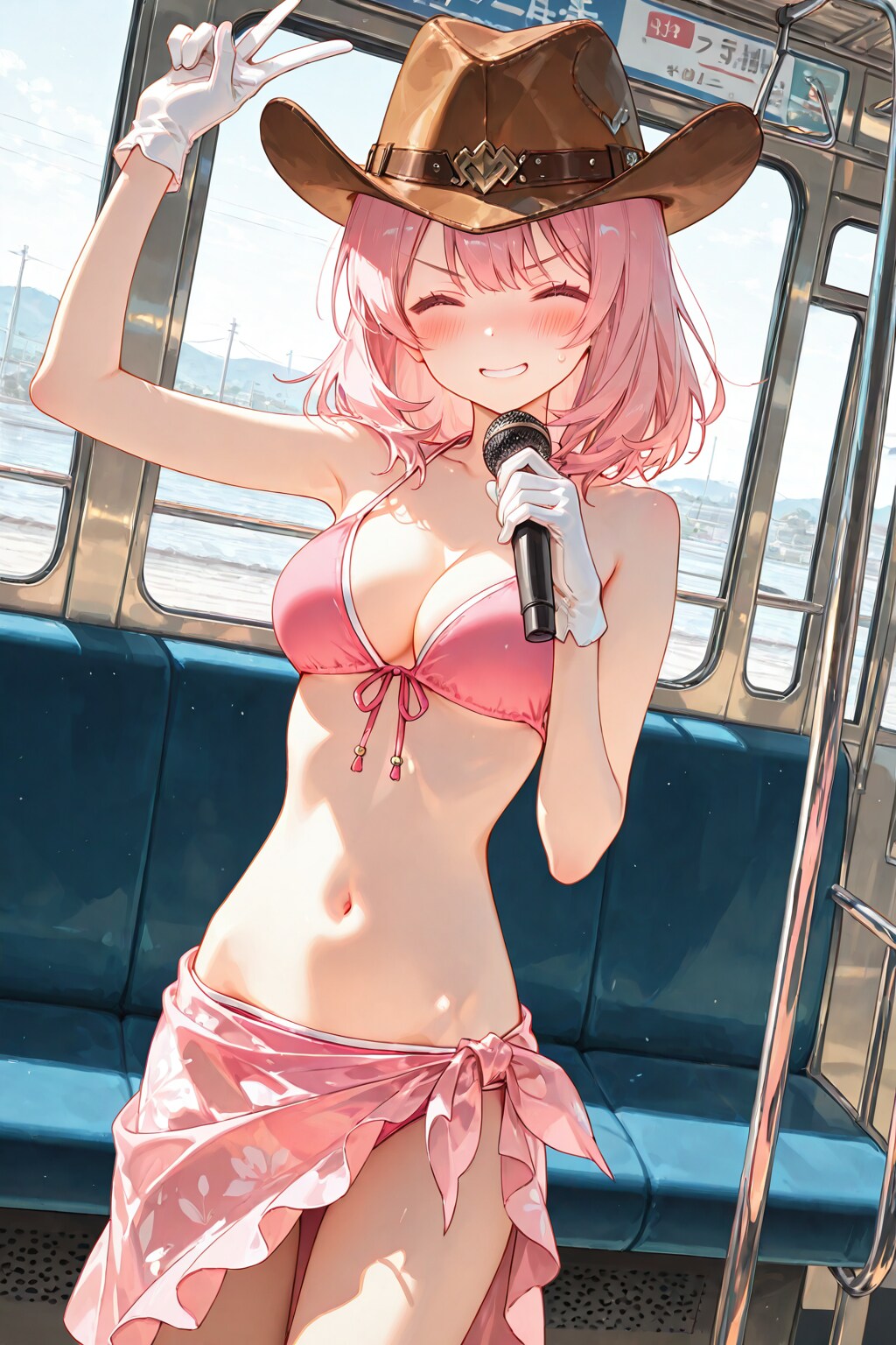沖縄バスツアー『時給２５００円、時給２５００円……我慢だオレ！』ミナト（TS転生者）