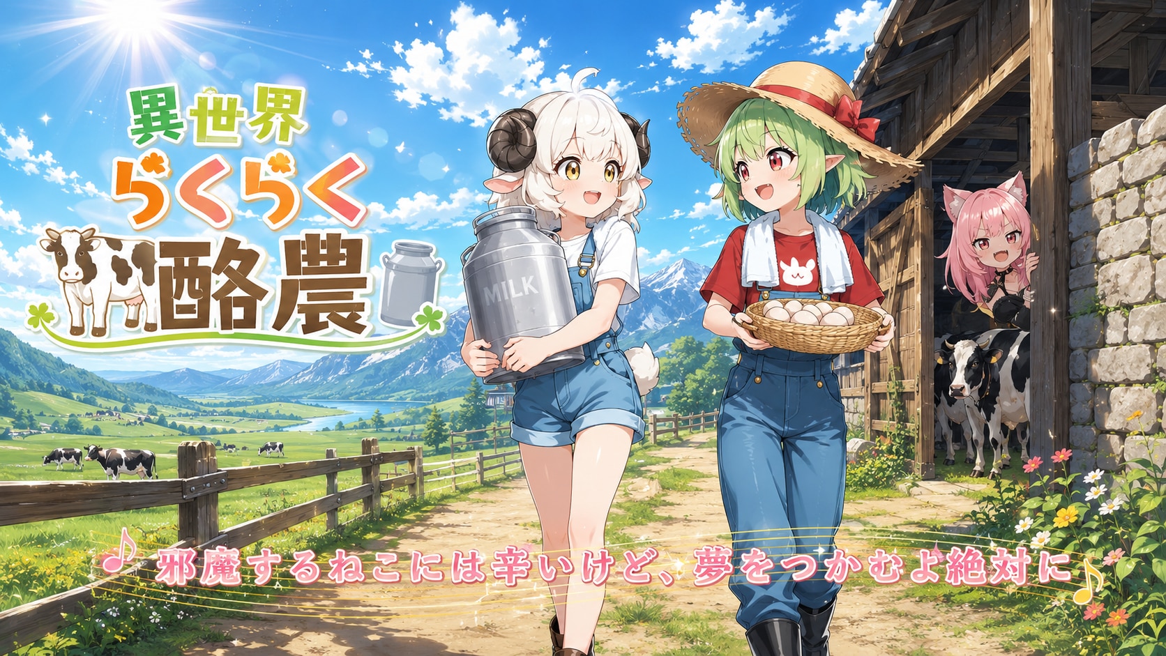 異世界らくらく酪農OPとED