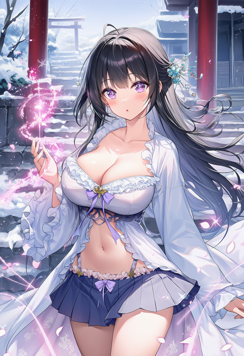 漢服の女の子