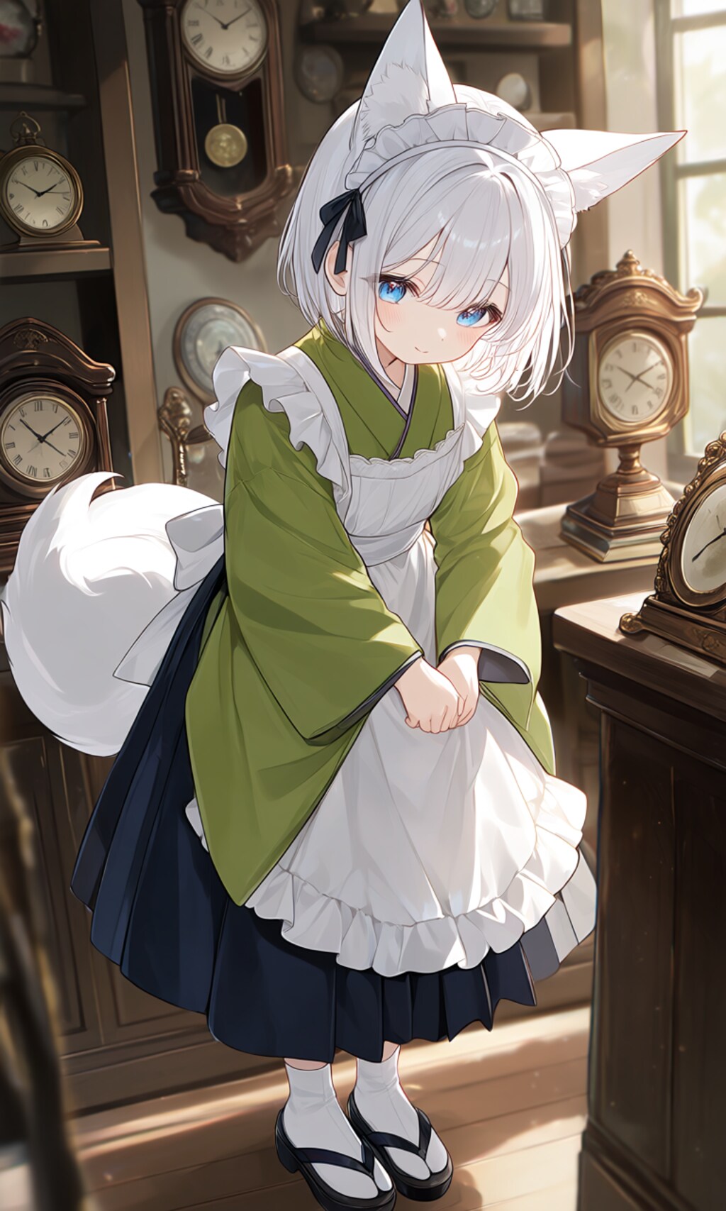 骨董品店の和メイドさん3