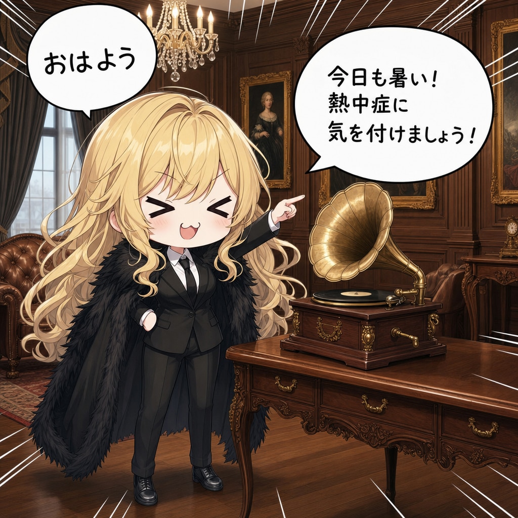 蓄音機とエリザベス