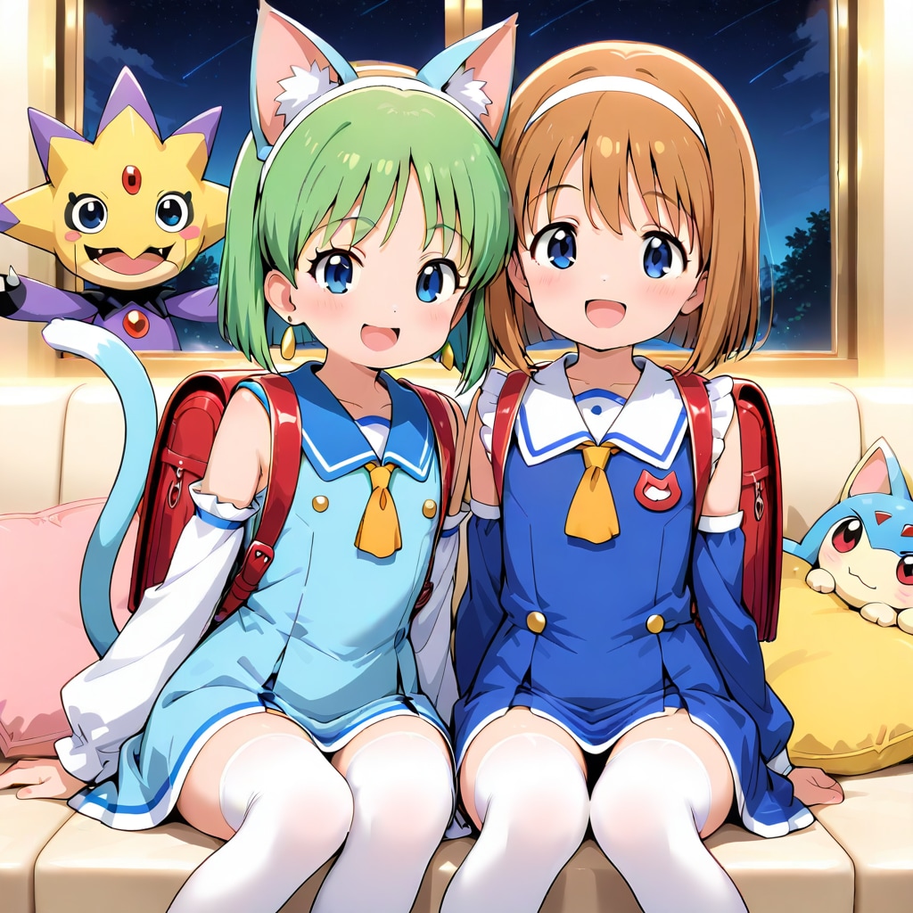 目隠しチャレンジ～デルタもんと一緒～ | の人気AIイラスト・グラビア