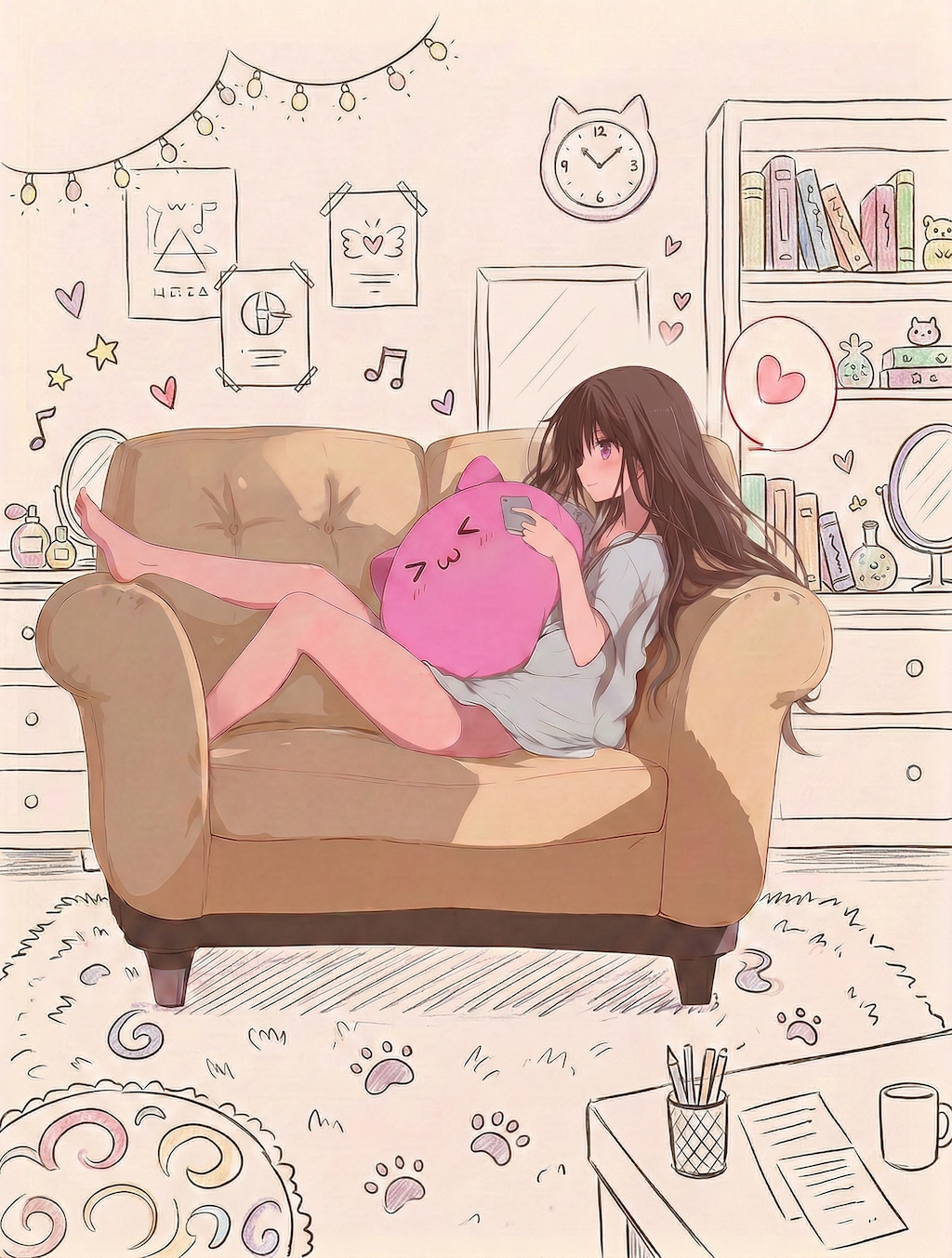 お家でゴロゴロ