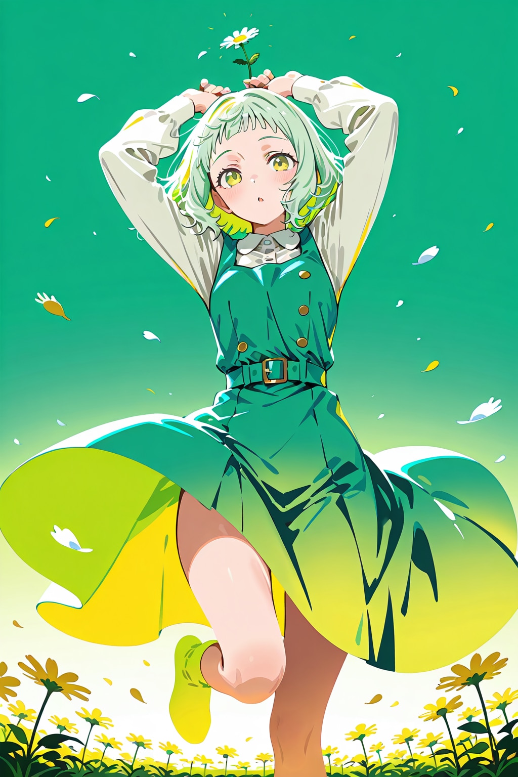 Jumping DAISY | の人気AIイラスト・グラビア