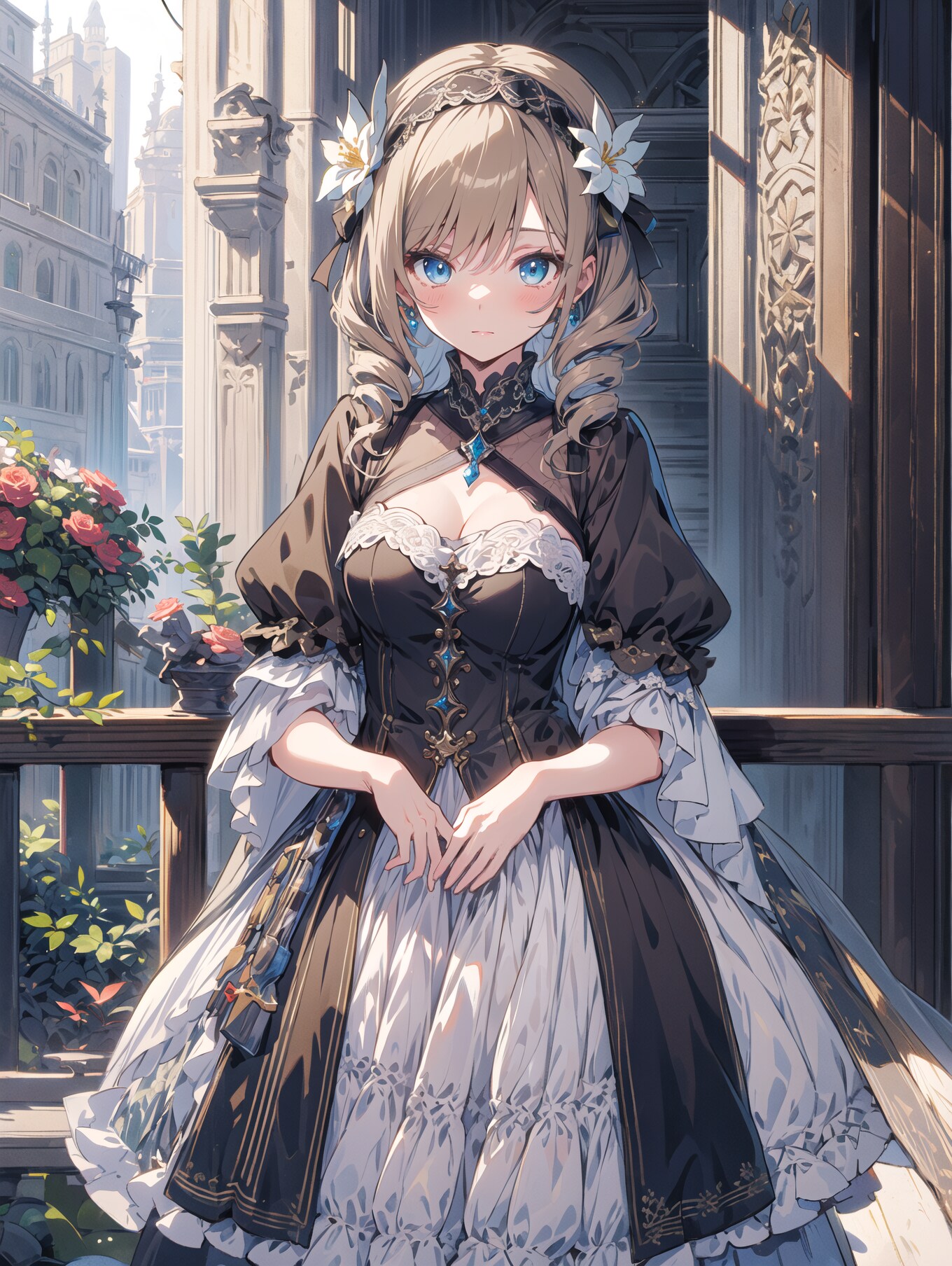 ドレスのお嬢様