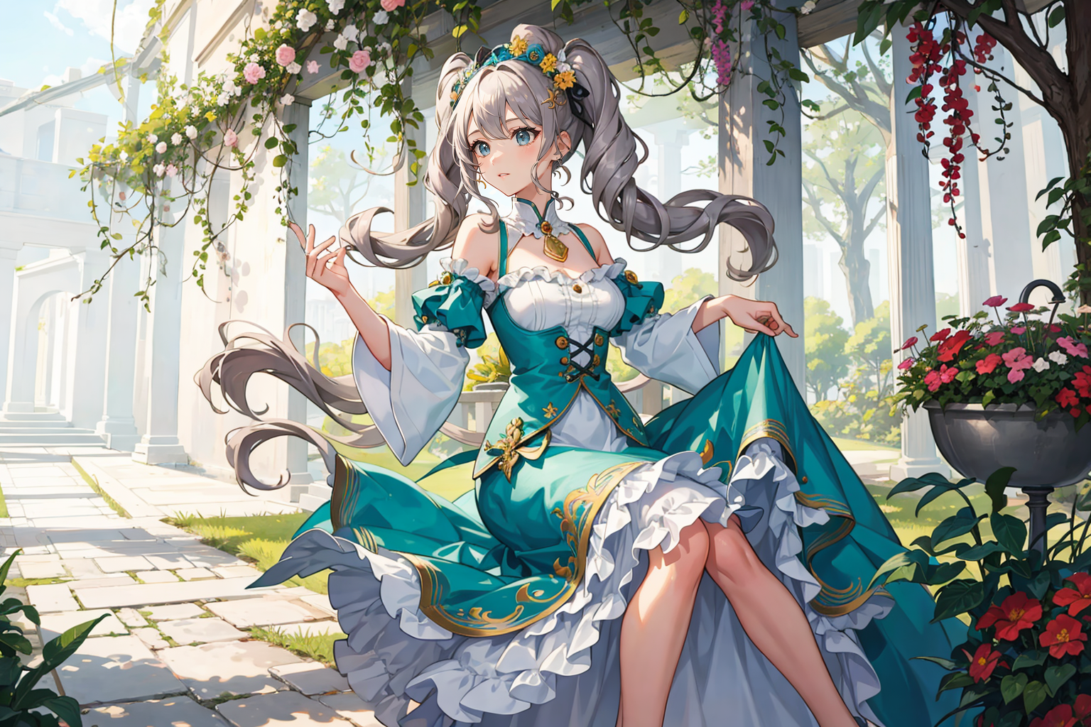 縦ロール…?