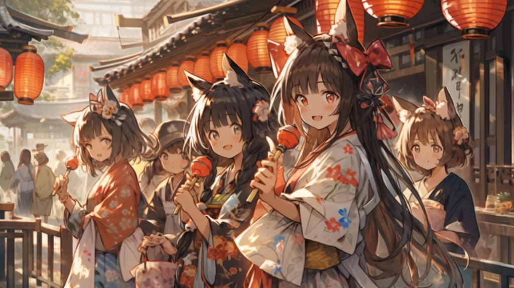 ケモミミ村の収穫祭（昼）