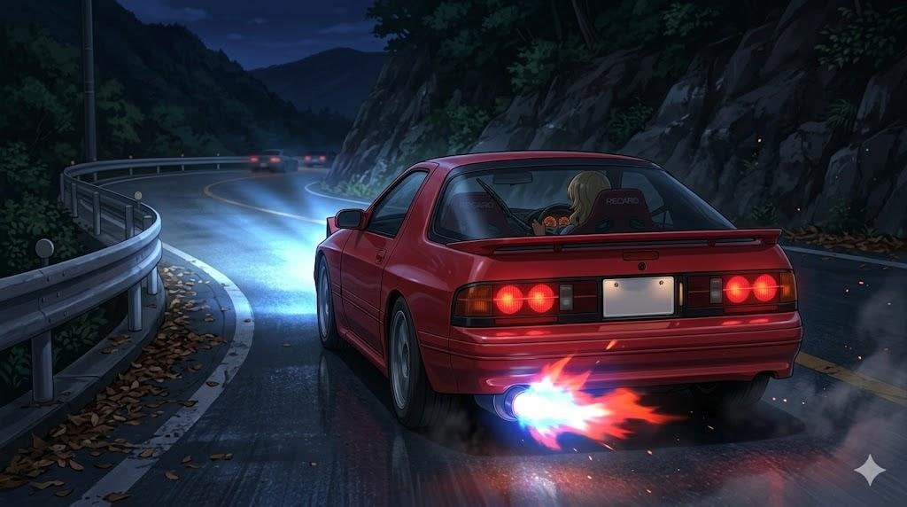 さぁ行くよ🩷ギャルちゃん RX-7 FC3S