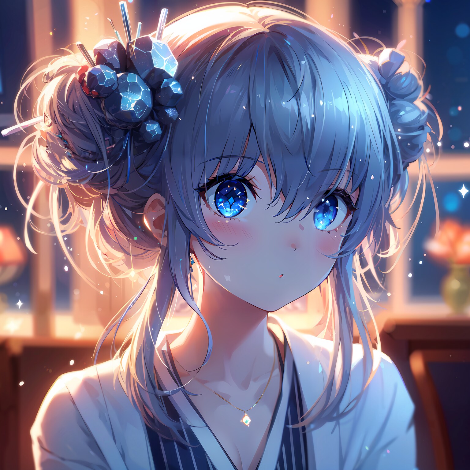 隕石でできた髪留め☄