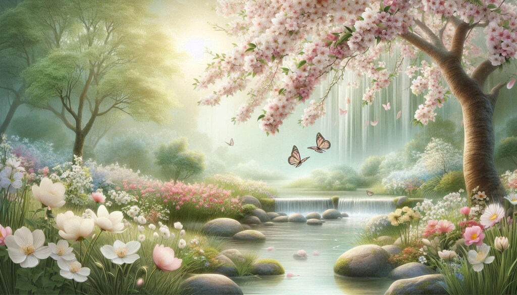 Dalleに花鎮めをイラストにしてもらった