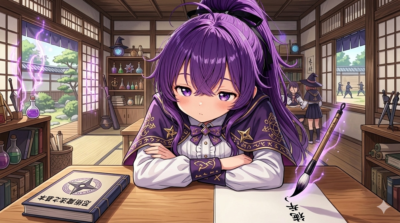魔法大学のクノイチ | の人気AIイラスト・グラビア