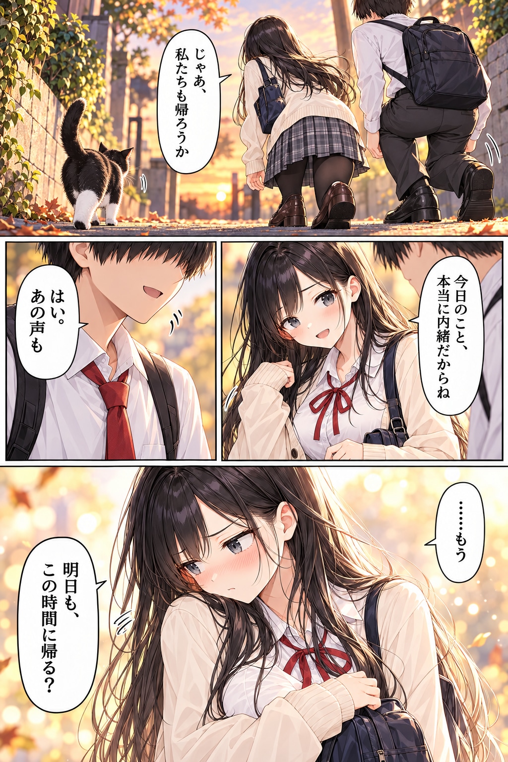 猫がいない日の、ノア先輩。