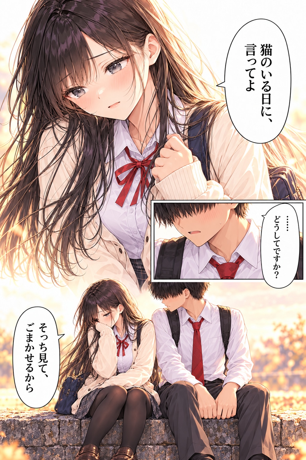猫がいない日の、ノア先輩。