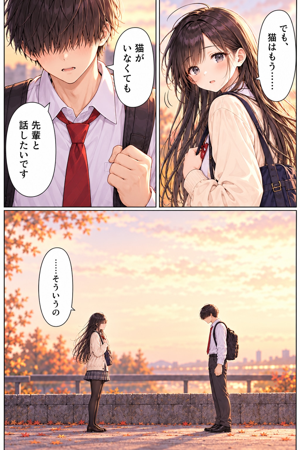 猫がいない日の、ノア先輩。