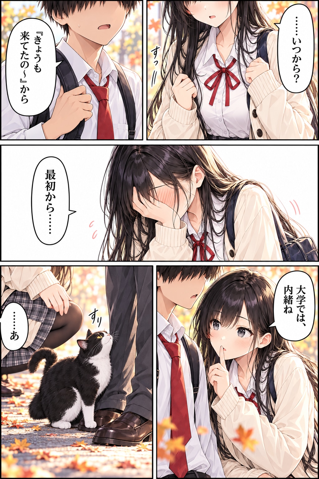 猫がいない日の、ノア先輩。