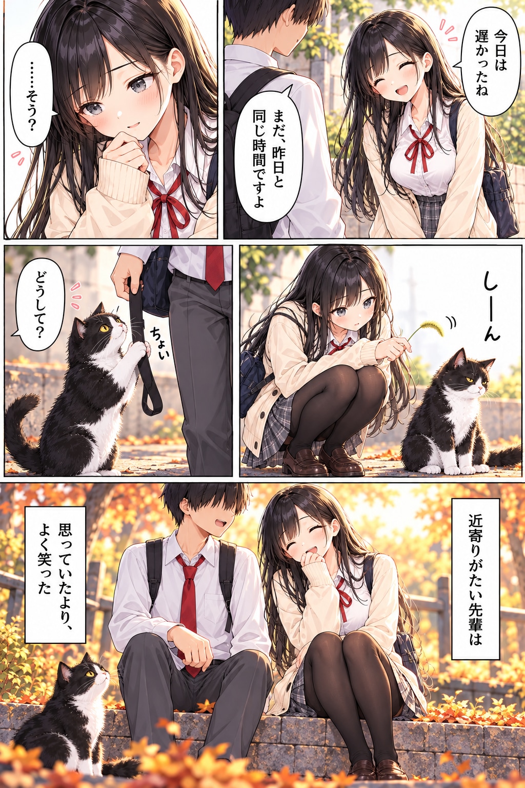 猫がいない日の、ノア先輩。